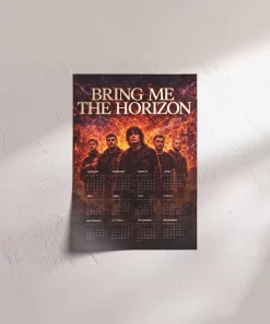 Bring Me The Horizon A3 Wall Calendar — Dark Art Print for 2026