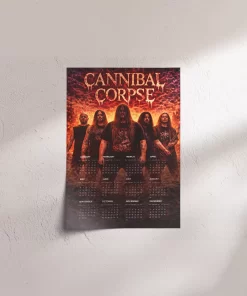 Cannibal Corpse A3 Wall Calendar — Dark Art Print for 2026