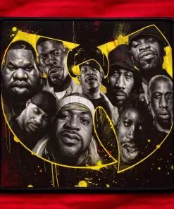 Wu-Tang Style Patch | 10×10 cm Sublimated Hip Hop Patch