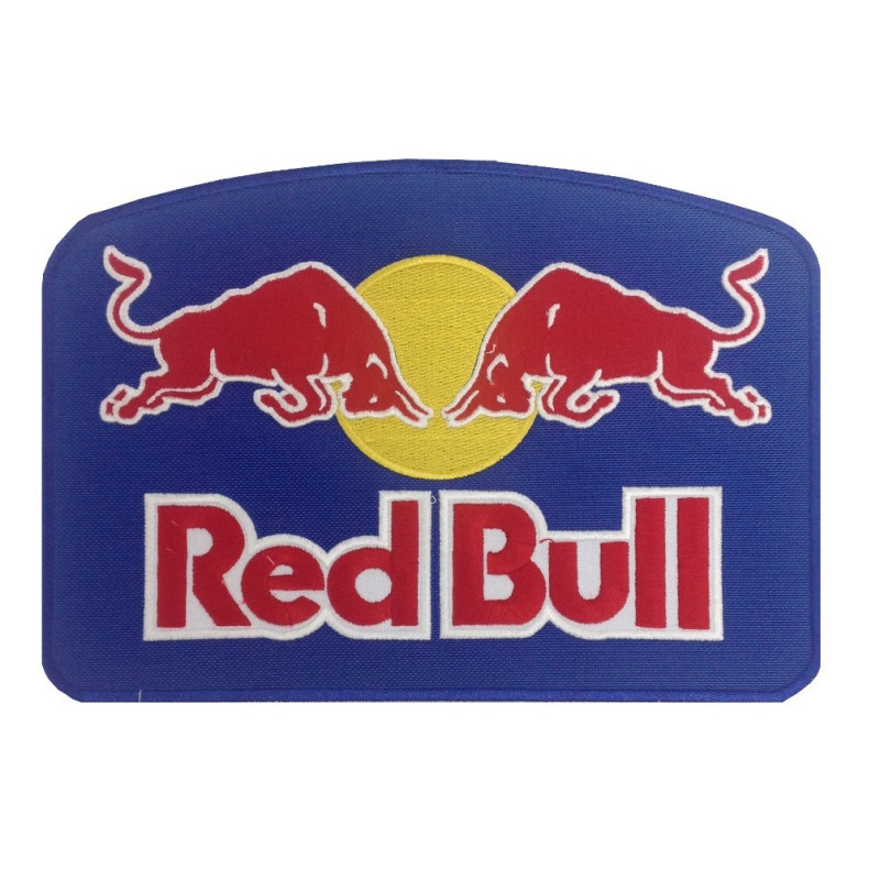24X17 Red Bull Embroidered Patch Badge Applique Iron on