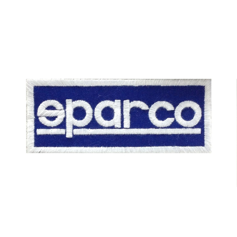 10X4 Sparco Royal Blue Embroidered Patch Badge Applique Iron on