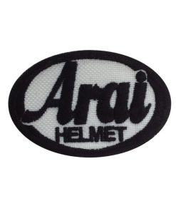 6X4 Arai Helmet Embroidered Patch Badge Applique Iron on