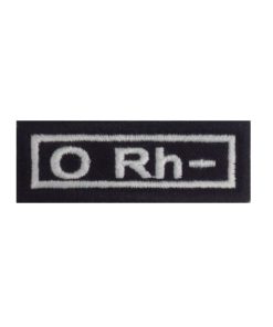 6X23 Sanguine Type O Rh - Embroidered Patch Badge Applique Iron on
