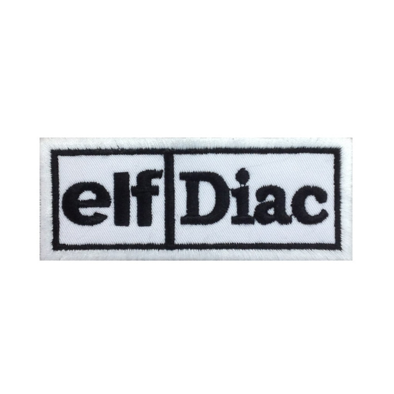 10X4 Elf - Diac Renault 5 Maxi Turbo Embroidered Patch Badge Applique Iron on