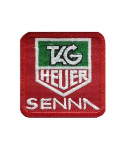 6X6 Tag Heuer Ayrton Senna Embroidered Patch Badge Applique Iron on