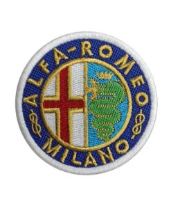 7X7 Alfa Romeo Milano 1915-1925 Embroidered Patch Badge Applique Iron on