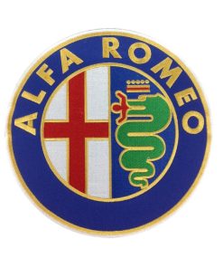 22X22 Alfa Romeo Embroidered Patch Badge Applique Iron on