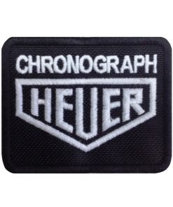 8X6 Heuer Chronograph Tag Embroidered Patch Badge Applique Iron on