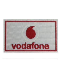 10X6 Vodafone Embroidered Patch Badge Applique Iron on