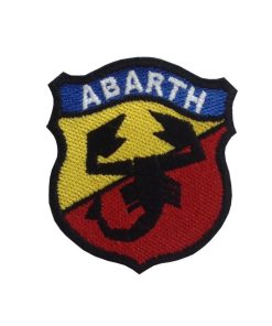 7X6 Abarth Embroidered Patch Badge Applique Iron on