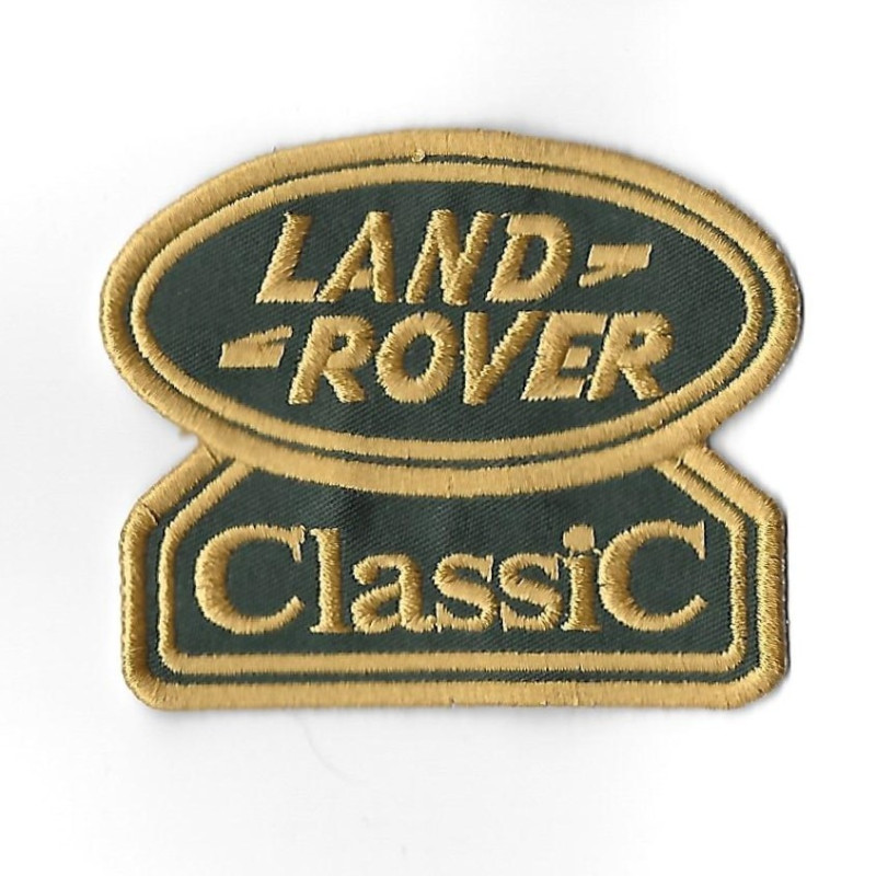 Embroidered Badge - Patch Sew On 86Mmx72Mm Land Rover Classic Embroidered Patch Badge Applique Iron on