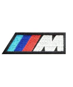 6X2 Bmw Motorsport M Power Embroidered Patch Badge Applique Iron on