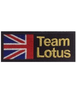 10X4 Team Lotus Union Jack Uk Embroidered Patch Badge Applique Iron on