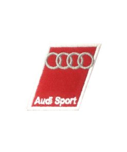 Embroidered Sew On Patch 6X5 Audi Sport Embroidered Patch Badge Applique Iron on