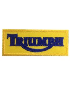 10X4 Triumph Motorcycles Embroidered Patch Badge Applique Iron on