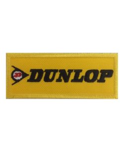 10X4 Dunlop Embroidered Patch Badge Applique Iron on