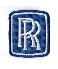 Embroidered Badge - Patch Sew On 70Mmx60Mm Rolls Royce Embroidered Patch Badge Applique Iron on