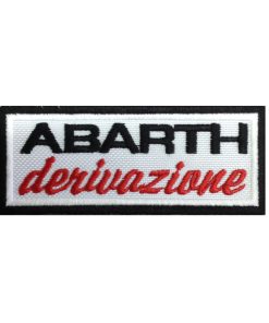 10X4 Derivazione Abarth Embroidered Patch Badge Applique Iron on