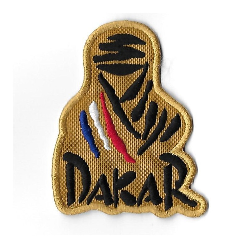Embroidered Badge - Patch Sew On 82Mmx63Mm Touareg Paris Dakar France Embroidered Patch Badge Applique Iron on
