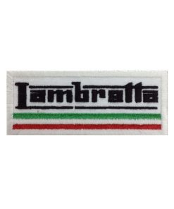 10X4 Lambretta Italy Embroidered Patch Badge Applique Iron on