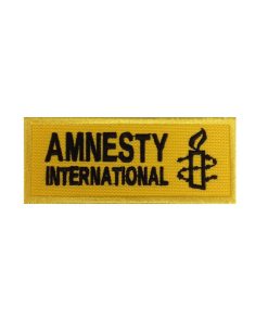 10X4 Amnesty International Embroidered Patch Badge Applique Iron on