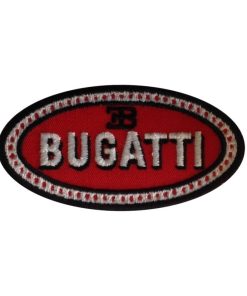 8X4 Bugatti Embroidered Patch Badge Applique Iron on