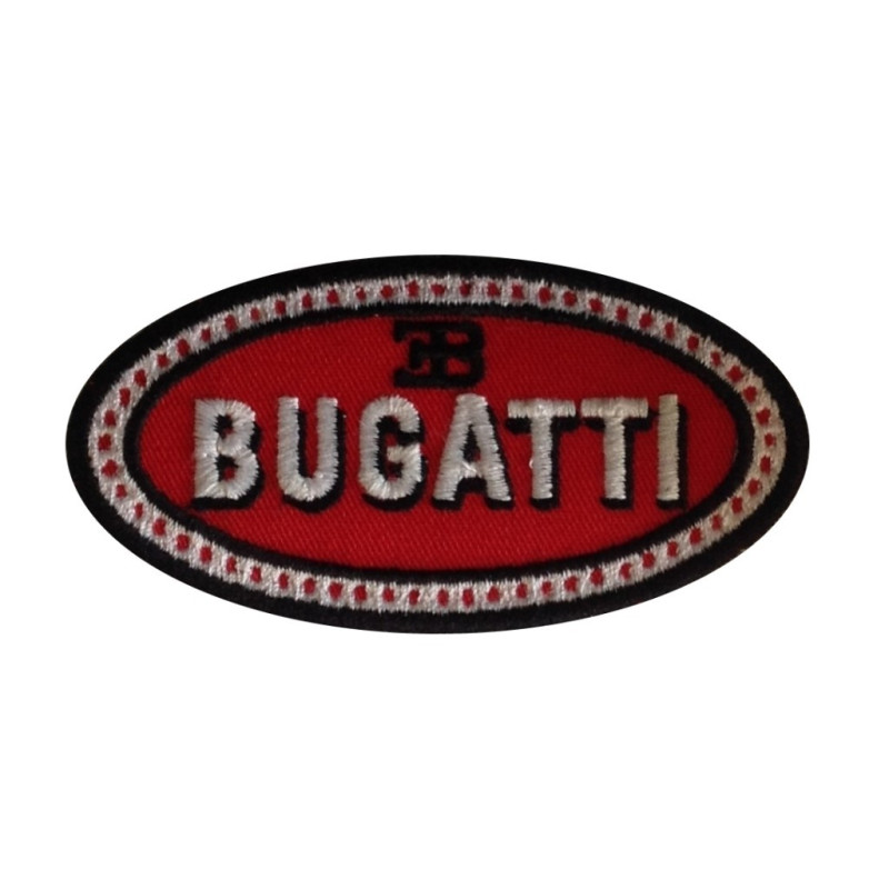 8X4 Bugatti Embroidered Patch Badge Applique Iron on