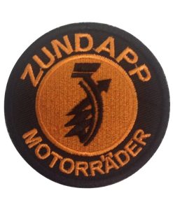 7X7 Zundapp Motorrader Embroidered Patch Badge Applique Iron on