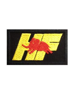 7X45 Hf Elefantino Rosso Lancia Embroidered Patch Badge Applique Iron on
