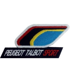 10X5 Peugeot Talbot Sport 205 T16 Embroidered Patch Badge Applique Iron on