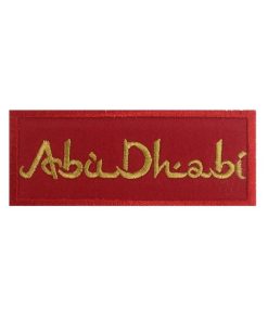 10X4 Abu Dhabi Embroidered Patch Badge Applique Iron on