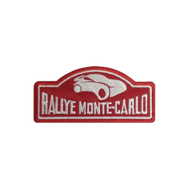 10X4 Rallye Monte-Carlo Embroidered Patch Badge Applique Iron on