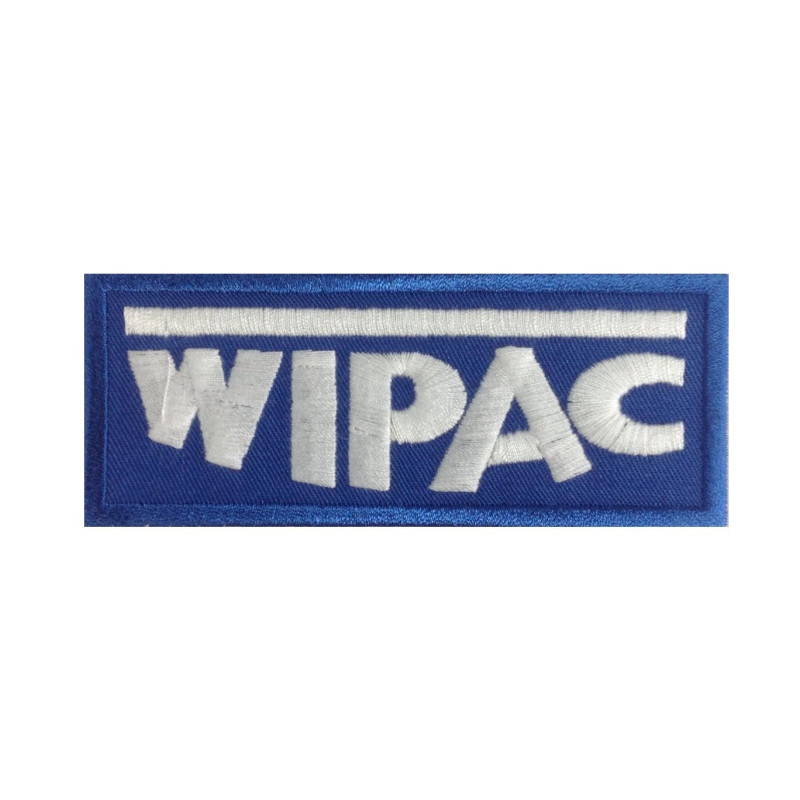 10X4 Wipac Embroidered Patch Badge Applique Iron on