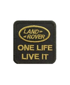6X6 Land Rover One Life Live It Embroidered Patch Badge Applique Iron on