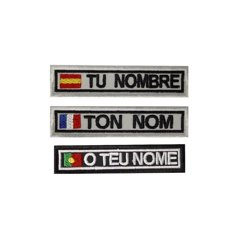 2X Embroidered Personalized Patch 25 Cm Large Embroidered Patch Badge Applique Iron on
