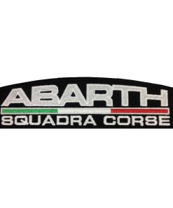 22X7 Abarth Italy Squadra Corse Embroidered Patch Badge Applique Iron on