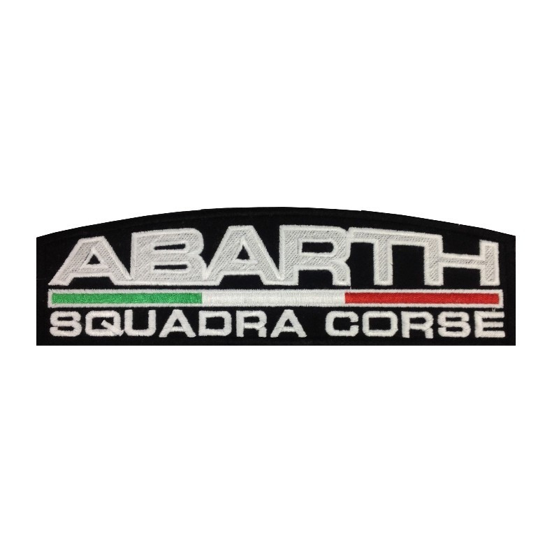 22X7 Abarth Italy Squadra Corse Embroidered Patch Badge Applique Iron on
