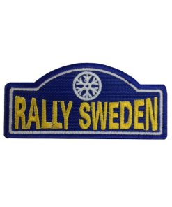 10X4 Rally Sweden Embroidered Patch Badge Applique Iron on