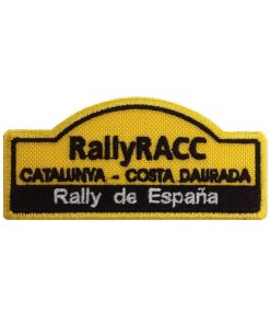 10X4 Rally Racc Spain Catalunya Embroidered Patch Badge Applique Iron on