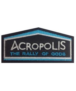 10X4 Rally Acropolis Grece Embroidered Patch Badge Applique Iron on