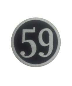 7X7 Club 59 Embroidered Patch Badge Applique Iron on