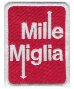 8X6 1000 Miglia Embroidered Patch Badge Applique Iron on