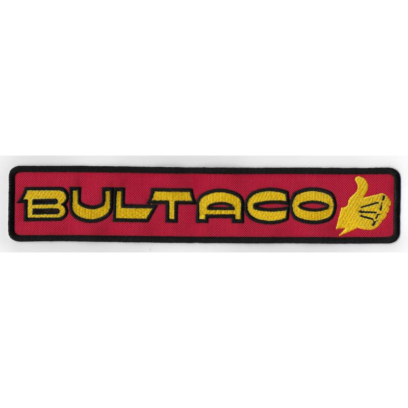 22X22 Bultaco Cemoto Made In Spain Embroidered Patch Badge Applique Iron on