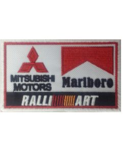 10X6 Mitsubishi Marlboro Team Ralliart Embroidered Patch Badge Applique Iron on