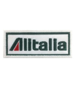 10X4 Alitalia Embroidered Patch Badge Applique Iron on