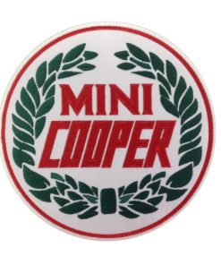 22X22 Mini Cooper Embroidered Patch Badge Applique Iron on