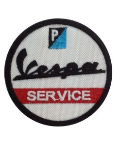 7X7 Vespa Service Embroidered Patch Badge Applique Iron on