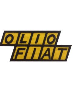 12X5 Olio Fiat Embroidered Patch Badge Applique Iron on