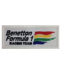 10X4 Benetton Formula 1 Racing Team Embroidered Patch Badge Applique Iron on