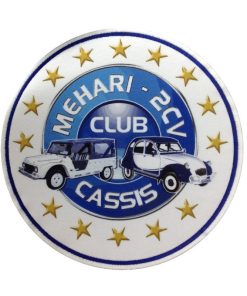 22X22 Mehari 2Cv Club Cassis Embroidered Patch Badge Applique Iron on
